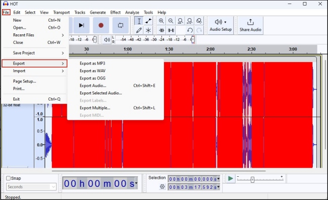 audacity spotify mp3 recorder free