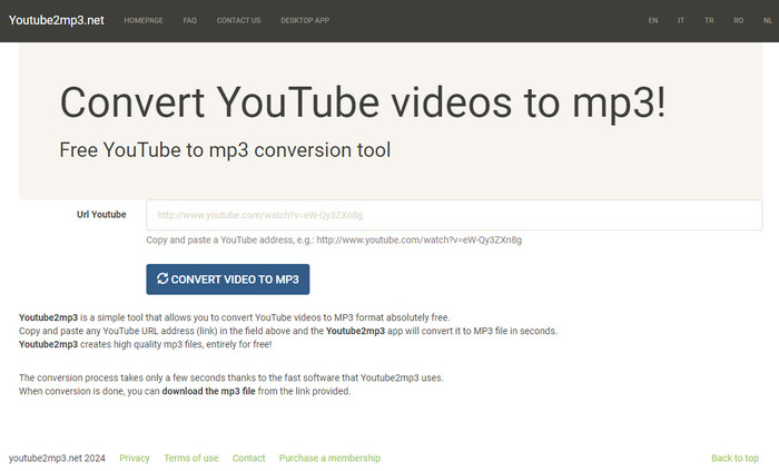 youtube2mp3 download site